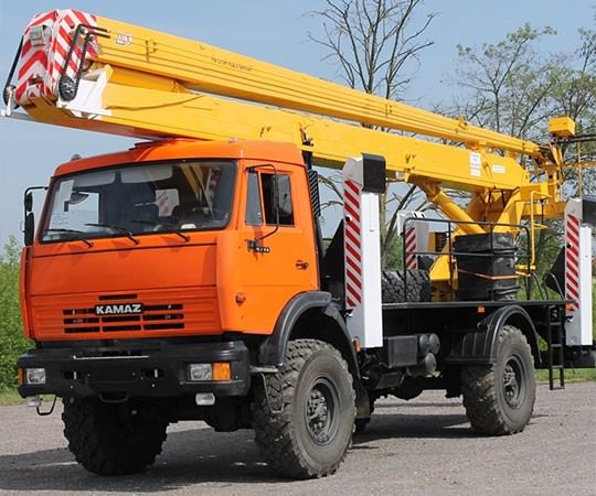 Аренда автовышки в Клинцах и  Брянской области